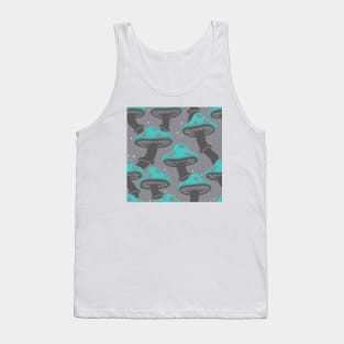 Sparkling Mushroom Pattern 3 Tank Top